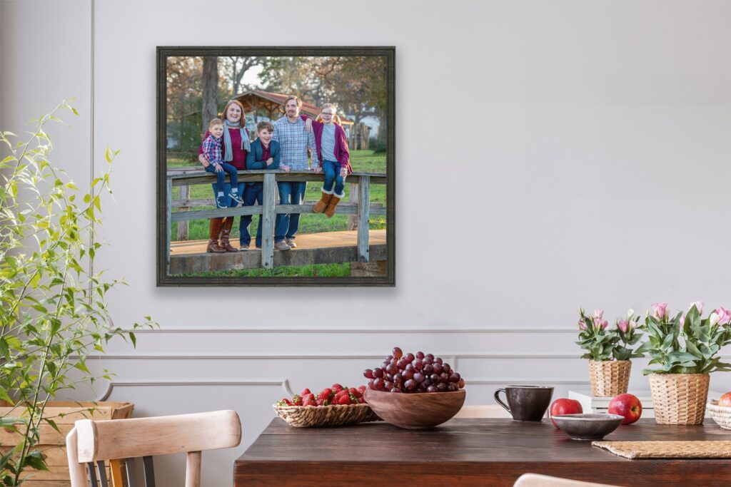 Family Portrait on Bridge - Near Round Top, Texas by Flint Photography