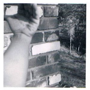 Photo pf a boy's hand, one of Sandy flint's first photographs